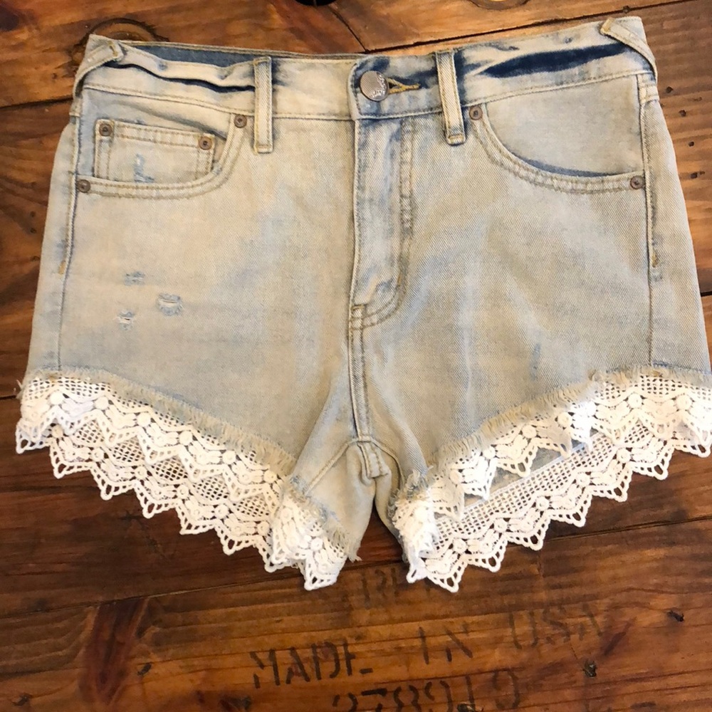 Denim shorts